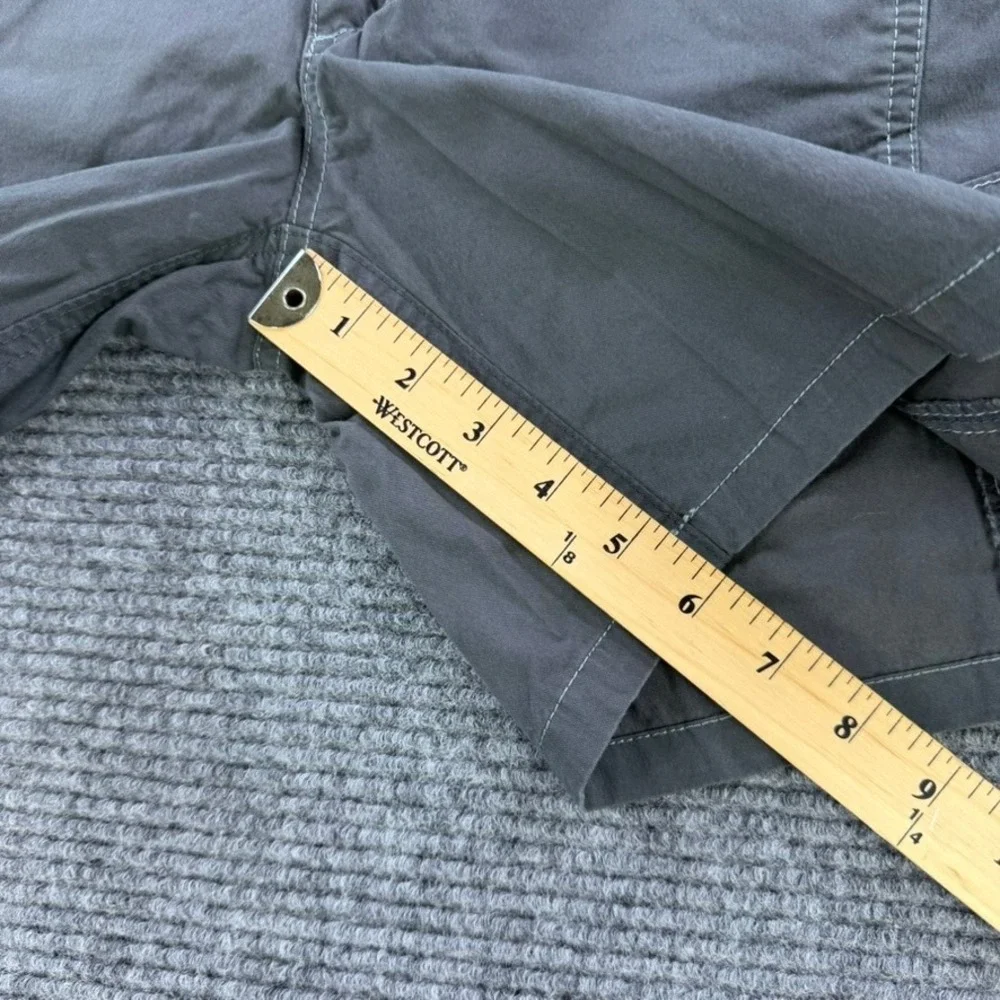 Kuhl Womens 2 Charcoal Gray Hiking Shorts Cargo Utility Outdoor Trekking Casual